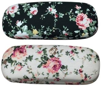 ESTUCHE OPTICO DURO FLORAL 