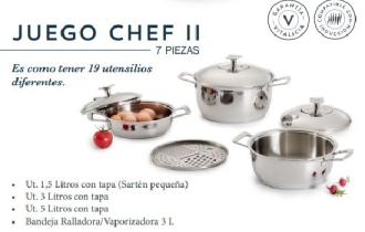 Juego Chef II 7 piezas (SERIE ZYLSTRA)